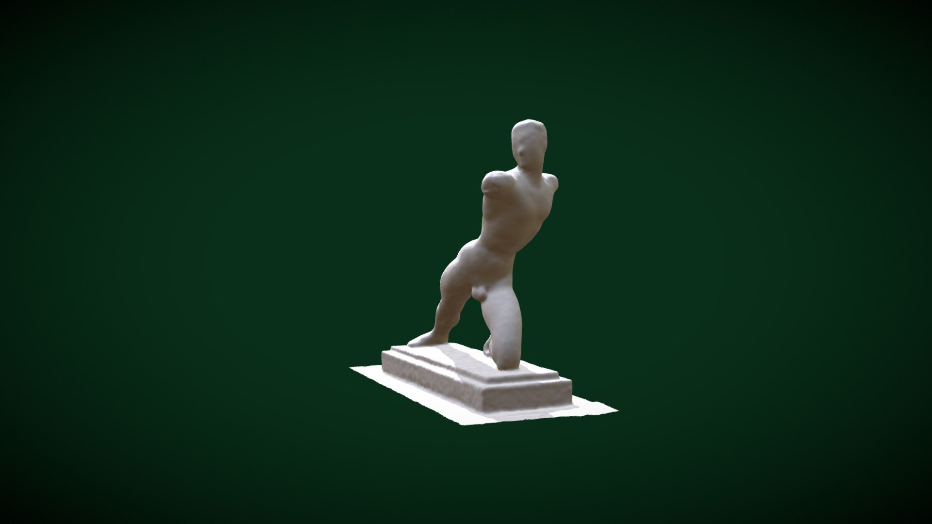 Decimated Lunge Man