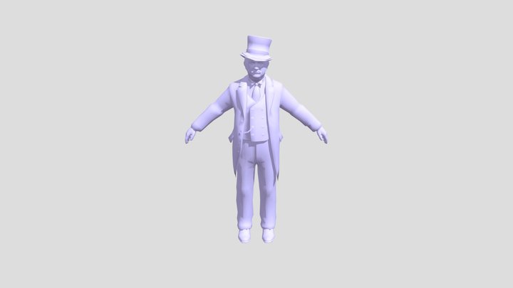 RDR1- Nigel West Dickens 3D Model
