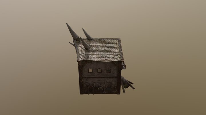 The Old Demon Tusk Tavern 3D Model