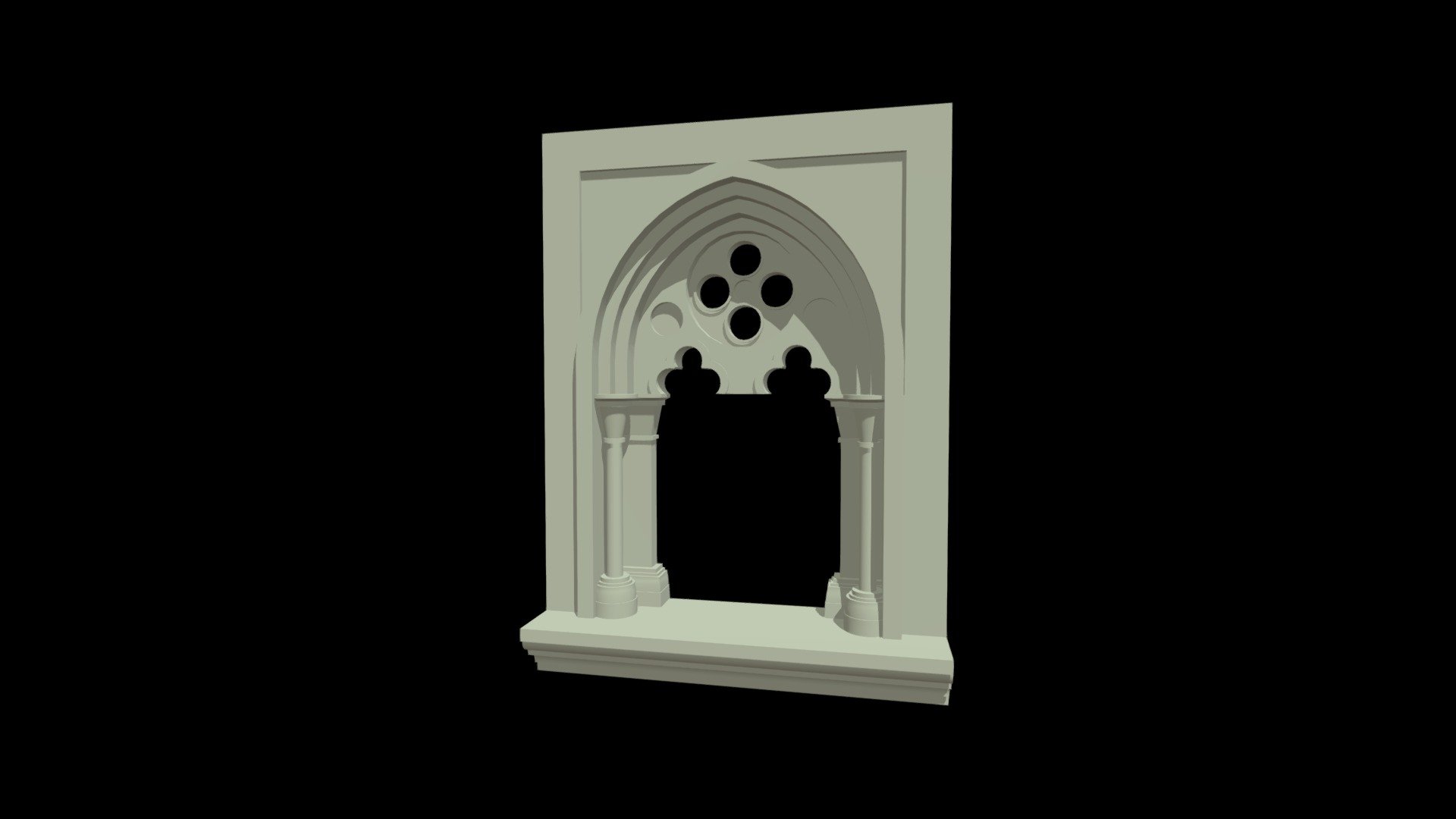 Bifora del portale di Castel del Monte - 3D model by abacoacanto ...