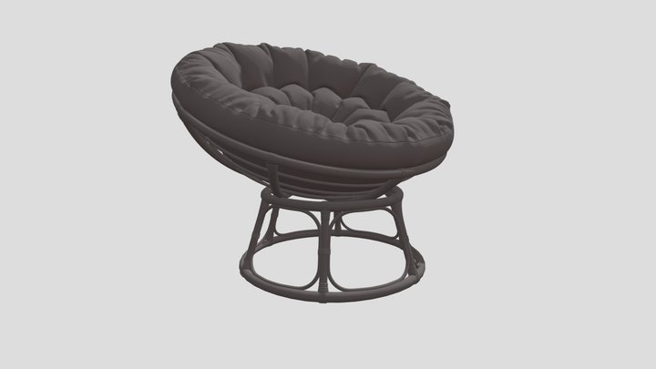 Papasan Chair 3D Model