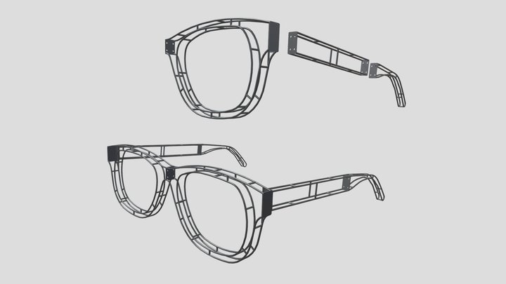 Glasses 3D Model