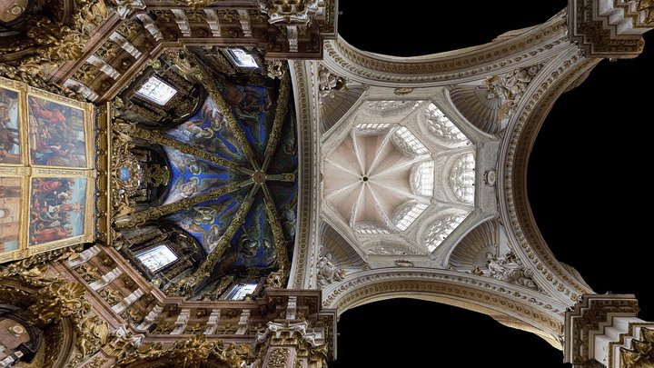 Valencia Cathedral - Detail of the interior 3D Model