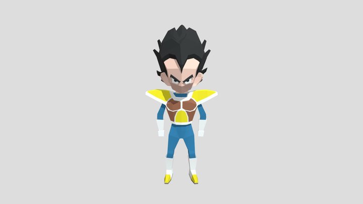 Vegeta (Dragon Ball Z) 3D Model