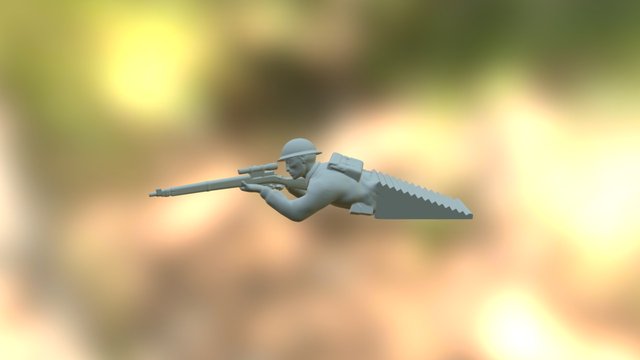 Soldier- Stopper 3D Model
