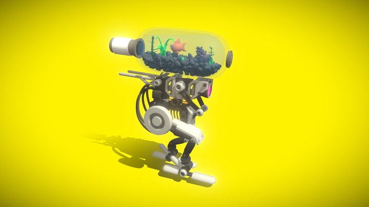 Terrarium bot 3D Model