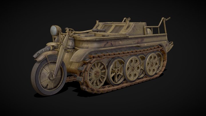Kettenkrad 3D Model