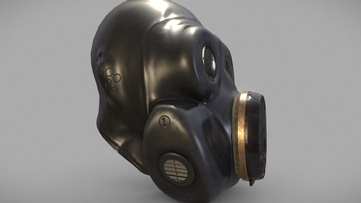 Gas Mask 3D Model