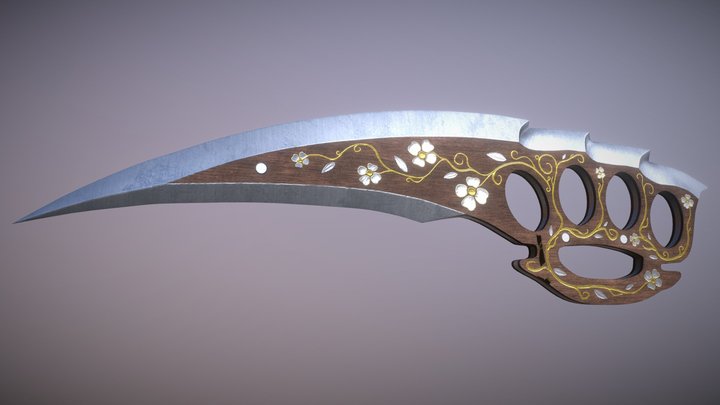 Knuckle Knife | Elegant 3D Model