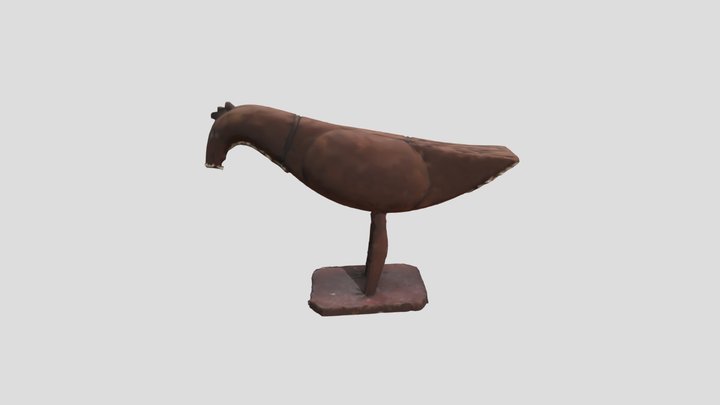 Bird Statue 3D Model