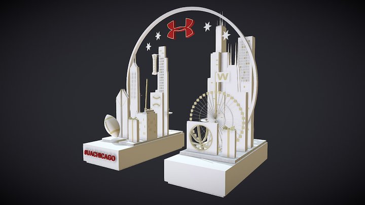 UA Holiday Display 3D Model