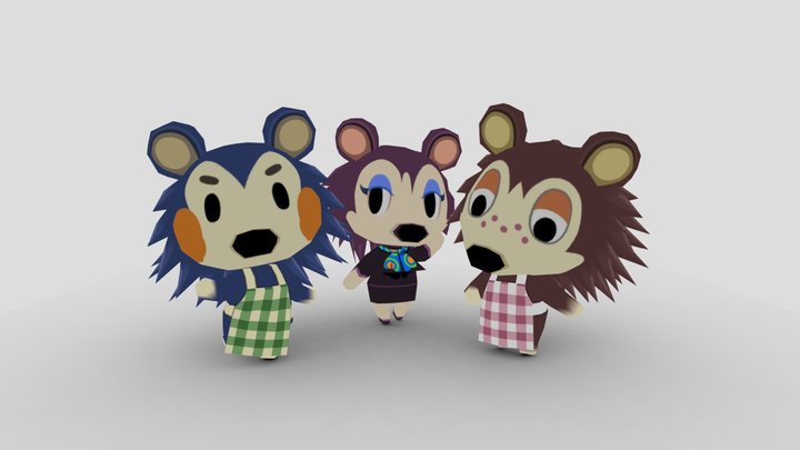 Able Sisters Trophy (Smash 4) 3D Model