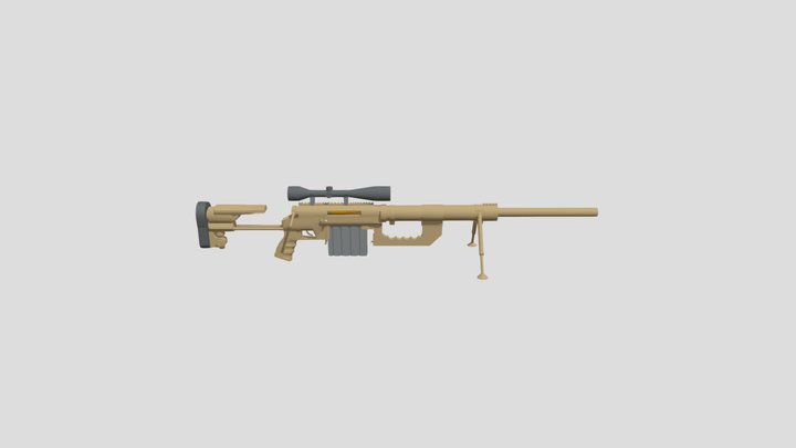 M200 Cheytac Intervention 3D Model