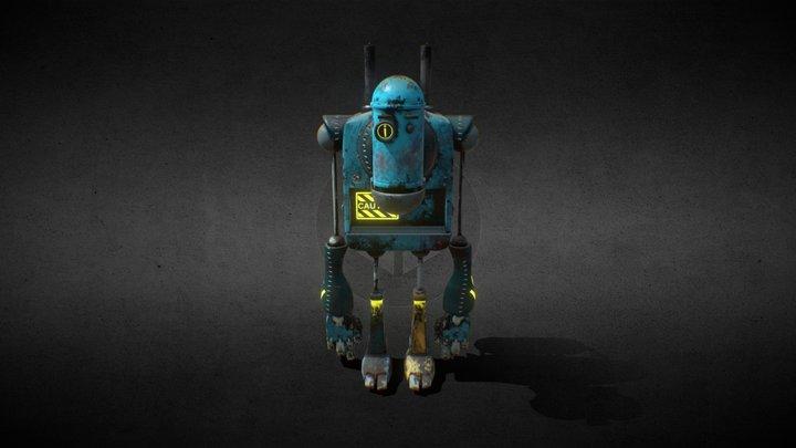 Roboto the Survivor 3D Model