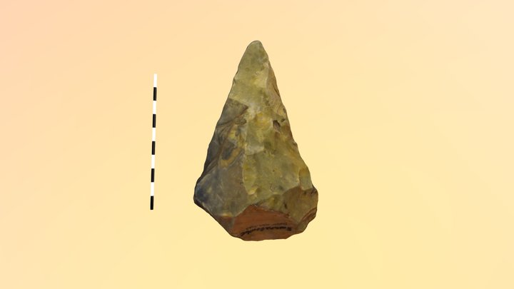 Paleolithic Handaxe 3D Model