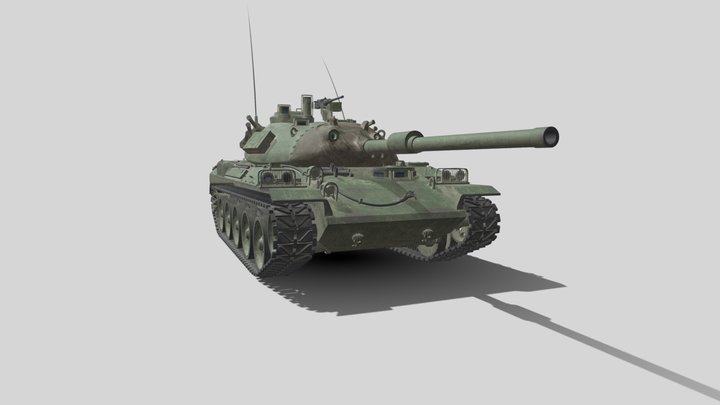 STB-1 — японский средний танк X уровня – Kostenloses 3D-Modell STL