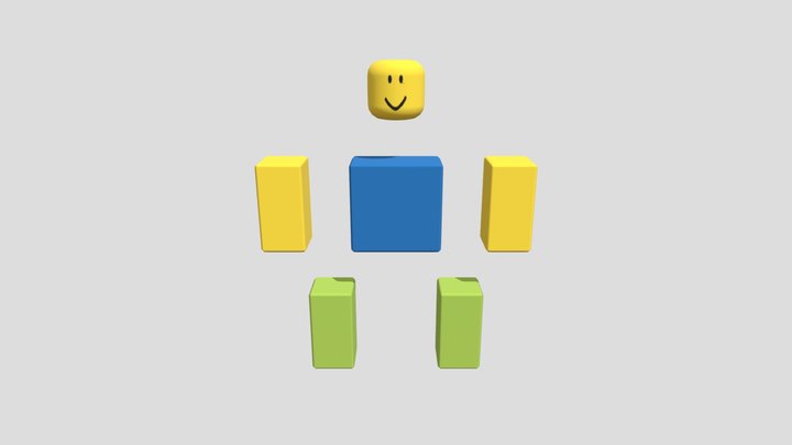 Noob for Roblox free VR / AR / low-poly 3D model