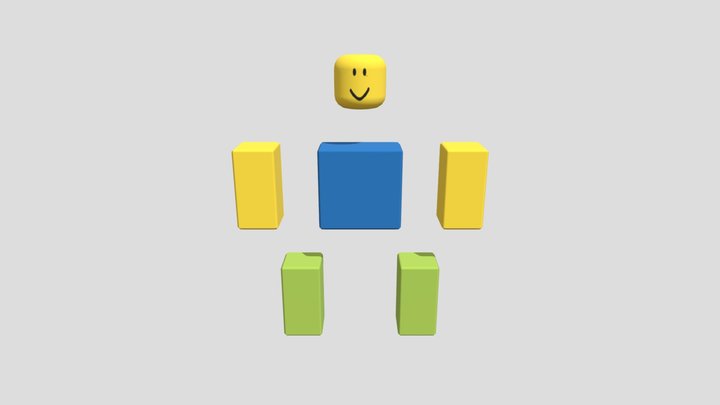 Noob for roblox free VR / AR / low-poly 3D model