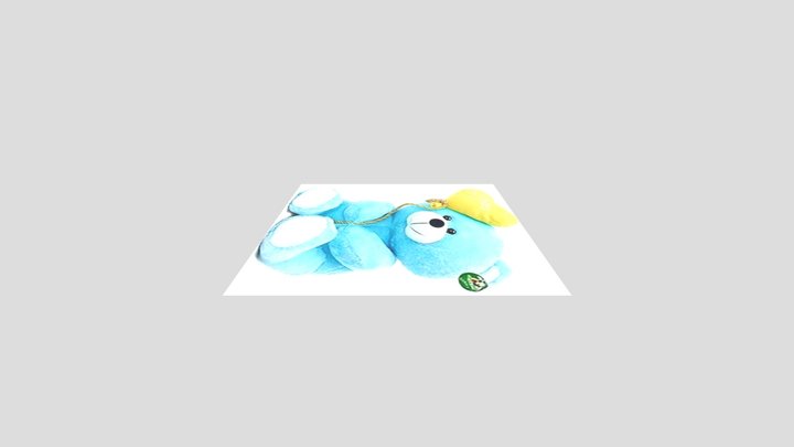 Love Teddy(Blue) 3D Model