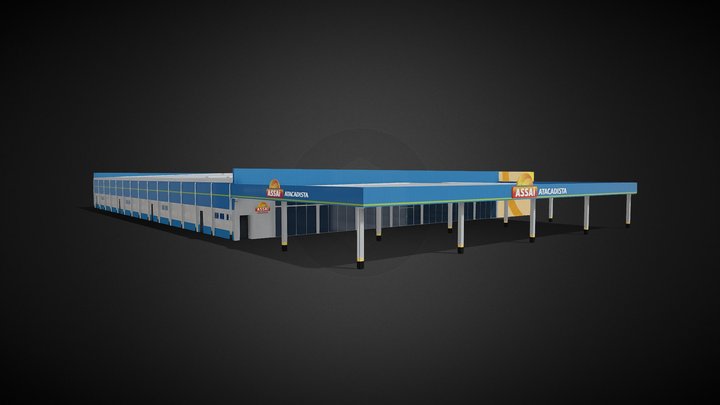 Assai Atacadista Brazil 3D Model