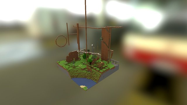 City - MineGrumps 3D Model