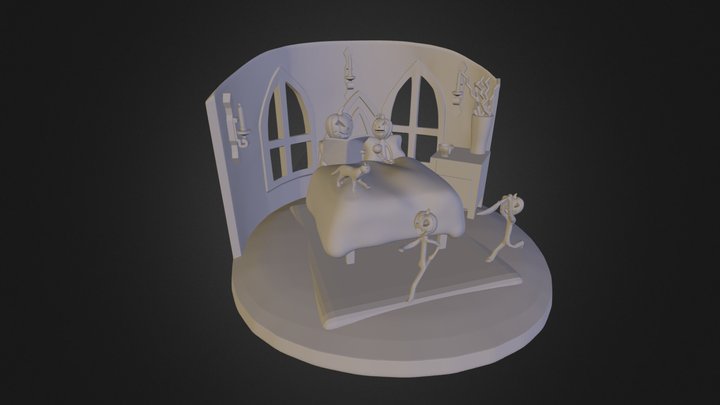 Lazy Sunday Jack O' Lanterns ch2014 3D Model