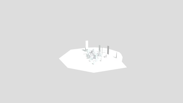 Splatoon 2 Inkopolis Square Full 3d Model 3D Model