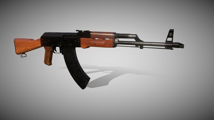 AKM Realistic 3D Model 3D Model