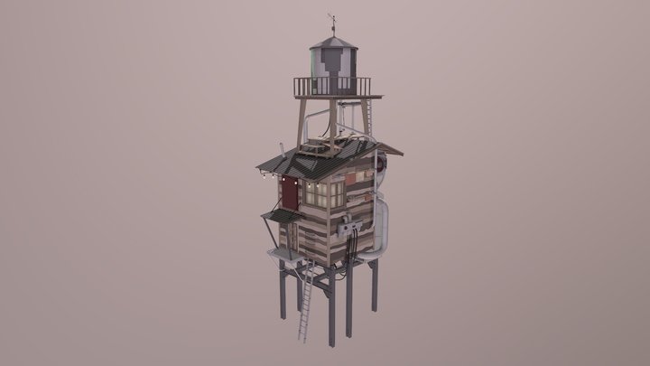 La casa extraña (Draft) 3D Model