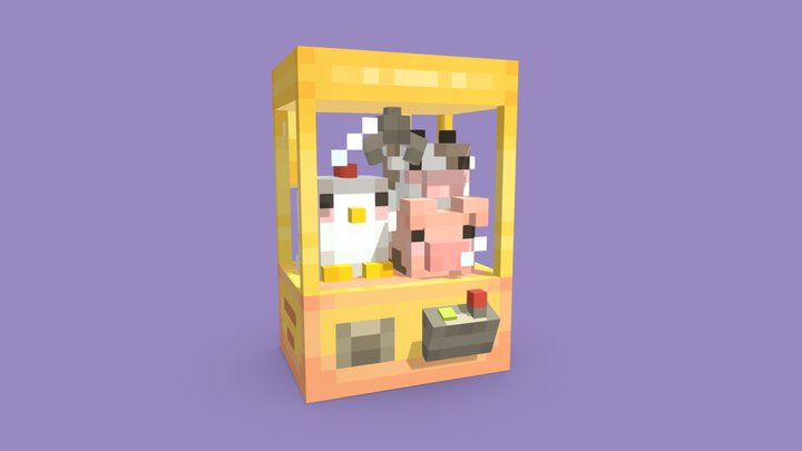 Claw machine bags 3D Model