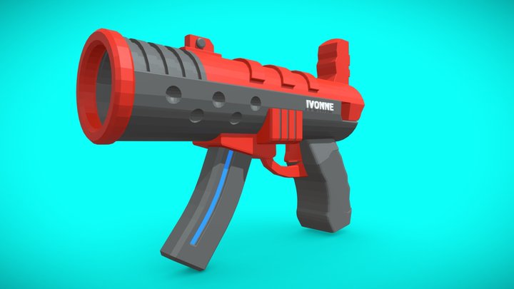 Mini Sci-Fi Gun 3D Model