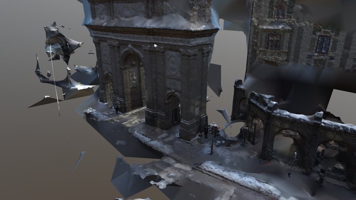 Triumpfpforte 3D Model