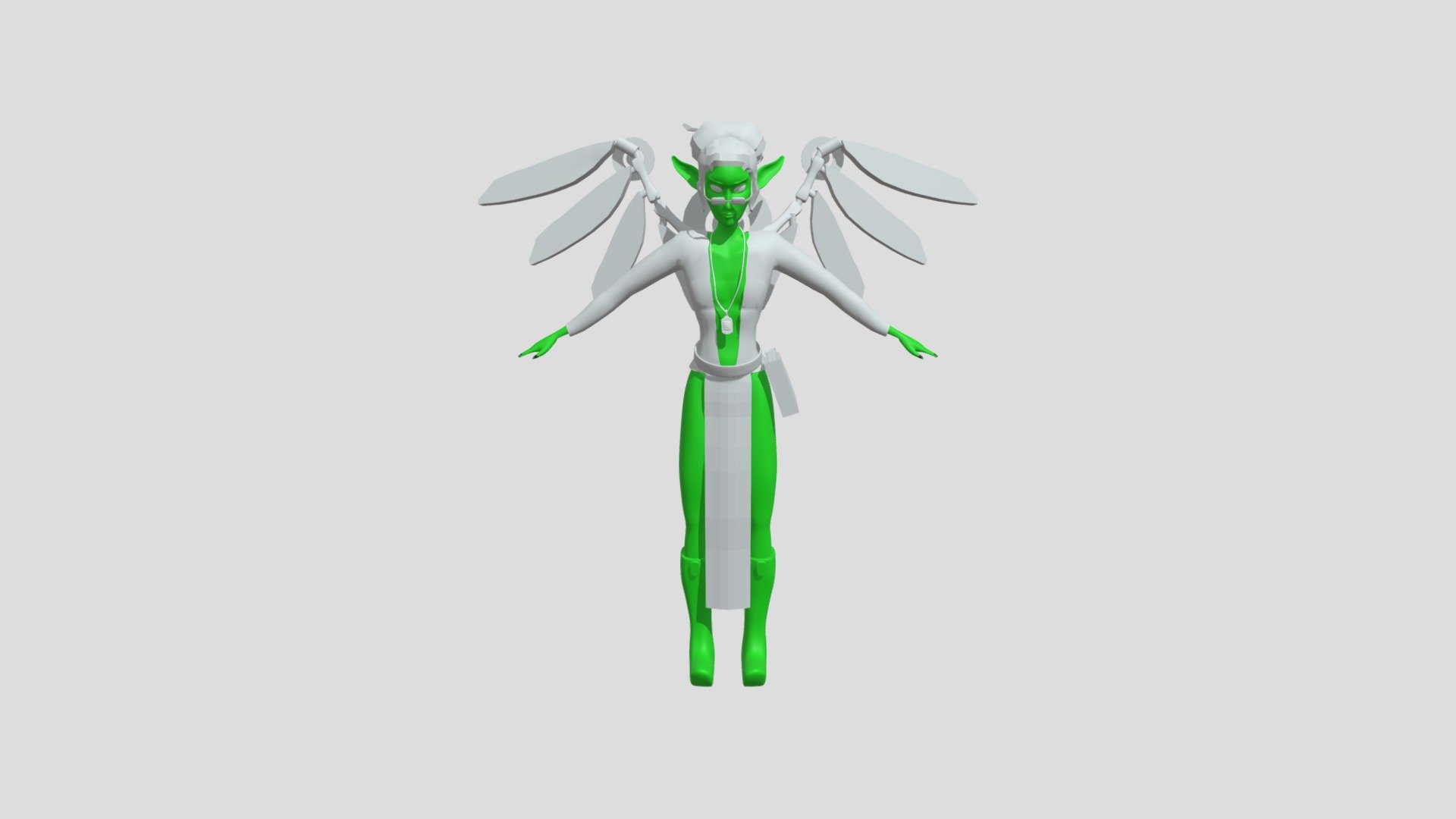 Katya Low poly Model