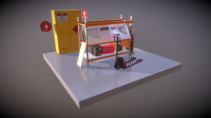 Workarea 3D Model