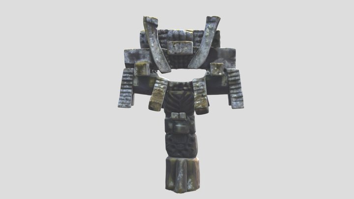 Hidemasa Fujimaki, Samurai's Hat, 1976 3D Model