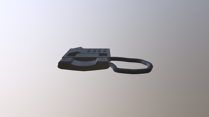 90's Telephone 3D Model
