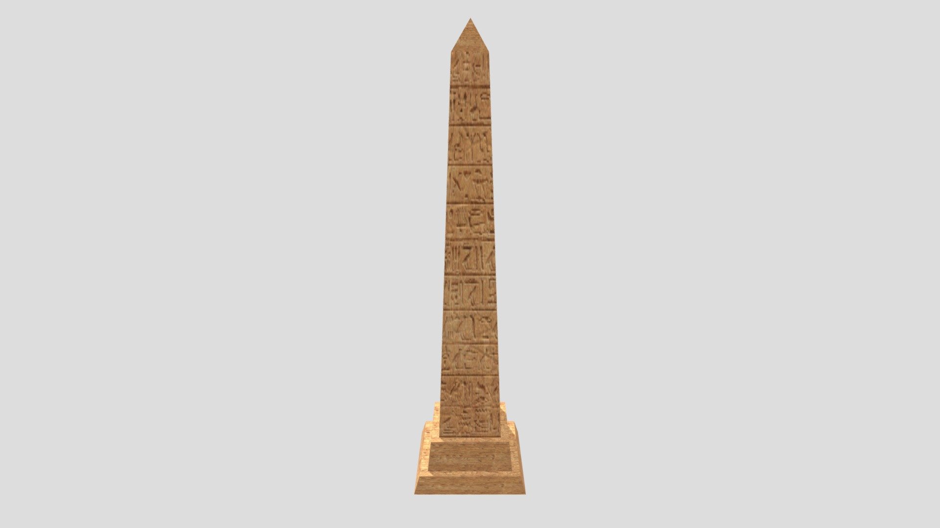 Obelisk - 3D Model By Mihael Stanchev (@Michmazmoz) [1dd616e] - Sketchfab