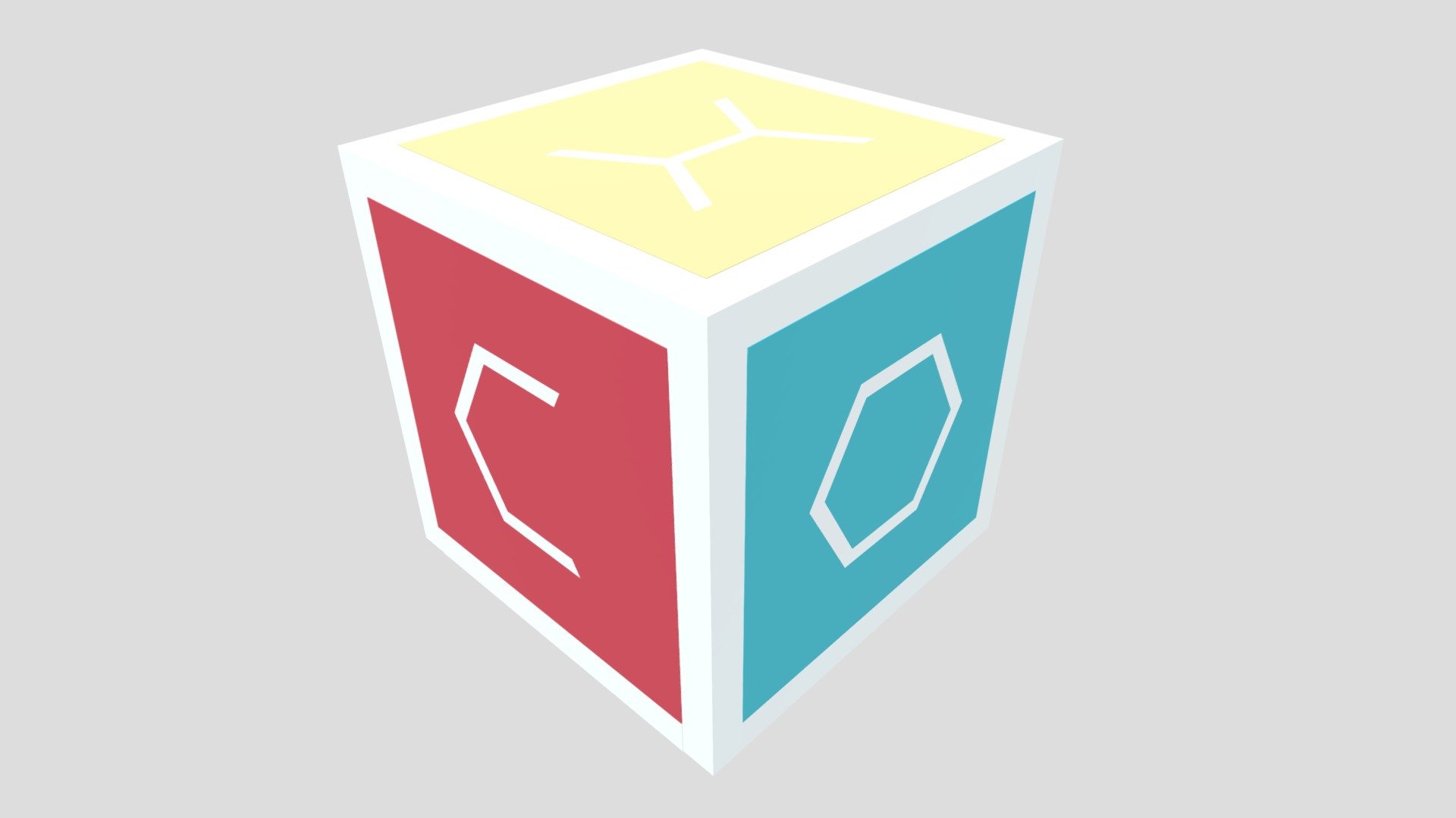 CHO Cube slim letters