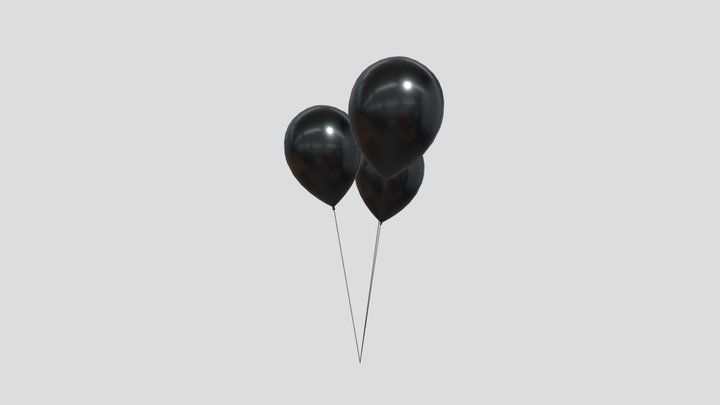 Baloons_02_baked_fin 3D Model