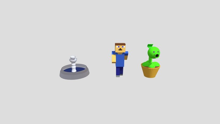 3 figres 3D Model