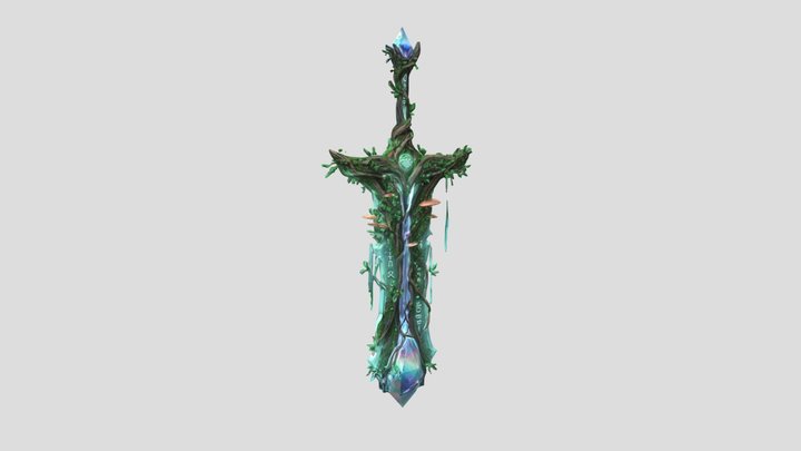 Nature Greatsword – Fantasy Green Sword