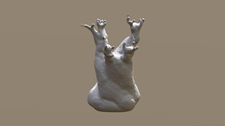 HighPoly_Tree_Trolls 3D Model