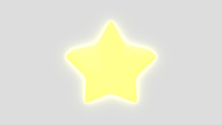 Rotating Star 3D Model