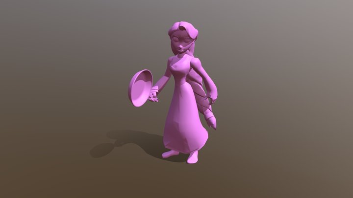 Rapunzel 3D Model