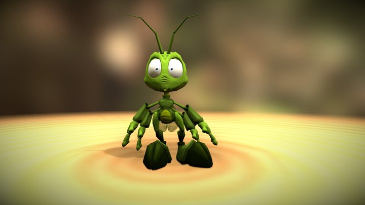 Grilo/Cricket - Fábula do Pinóquio 3D Model