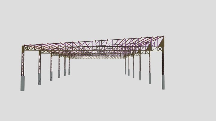 REFORÇO ESTRUTURA METÁLICA - CAMPOS RJ 3D Model