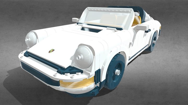 LEGO Icons 10295-1 Porsche 911 Targa 3D Model