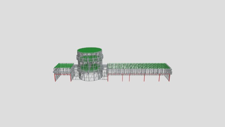 Фиолетовый домик от 14_05_25 3D Model
