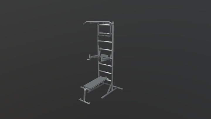 OLYMPIC FREESTANDING WALL BAR 2 3D Model