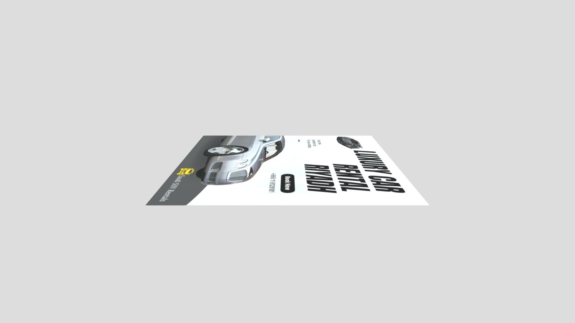 Luxury Car Rental Riyadh by Saudi SUV Rental 3D model by